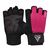 Fitness-Handschuhe W1 – Halbfinger, Bekleidungsgrösse: M, Farbe: Rosa