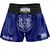Short de Muay Thai Sak Yant, Taille: M, Couleur: Bleu