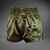 Venum Klassische Muay Thai Shorts, Bekleidungsgrösse: 2XL, Farbe: Khaki