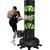 Free Standing Target Black+ Bag Mitts, Colour: Green, Length: 1.8m