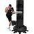 Free Standing Target Black+ Bag Mitts, Colour: Schwarz, Length: 1.8m