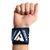 Gym Wrist Wrap W4, Taglia: L, Colore: Blu 