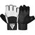Gants de musculation W3 avec rembourrage EVA, Taille: M, Couleur: Blanc