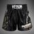 Muay Thai Shorts Venum VTC Flames – Black/Gold – XL, Size: XL, Colour: Schwarz