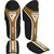 Shin Guards RDX Aura Plus T17 – Black/Gold – M+, Size: M, Colour: Schwarz