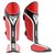 Shin Guards RDX Aura Plus T17 – Red/Black – L+, Size: L, Colour: Rot