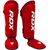 Shin Guards RDX T1 – Red/White – M, Size: M, Colour: Rot
