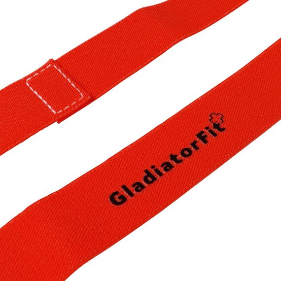 Team necklace with scratch in cotton 110x3cm | Rot, 2 image