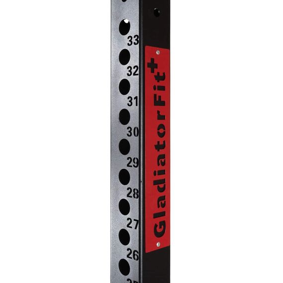 Montant Rig Rack Upright en acier 75x75mm GladiatorFit | 220 CM, 4 image