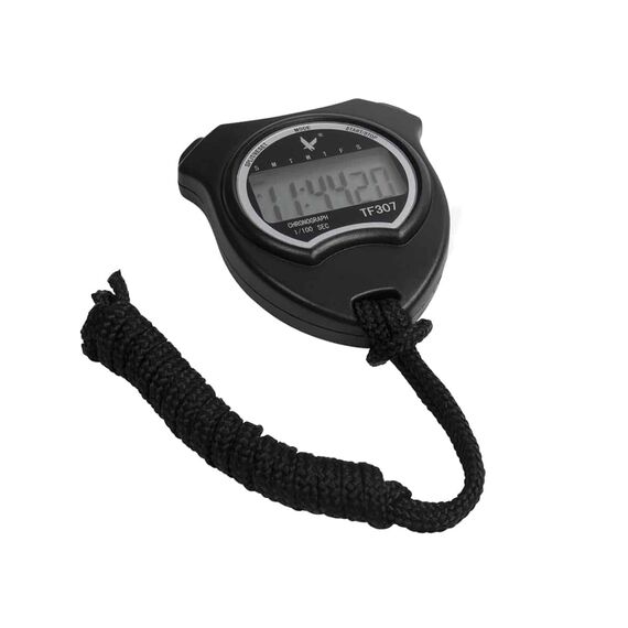 Stopwatch with alarm, 2 memories and intervals, 2 image