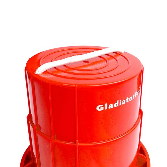 Sabots / Stelzen rutschfeste Becher Kinder (Satz von 2) | Rot, 4 image