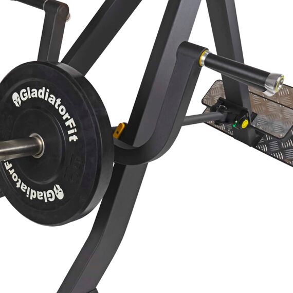 Station rowing t-bar row machine en acier à charge libre Titan, 2 image