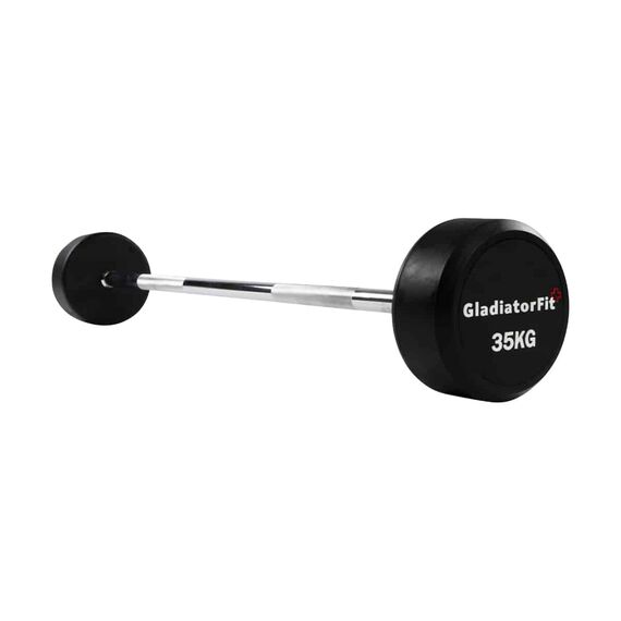 Long Rubber Dumbbell | 35 KG