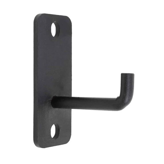 Single steel hook for rack, rig or wall