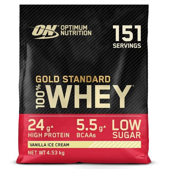 Gold Standard 100% Whey 4.53kg Optimum Nutrition | Vainilla