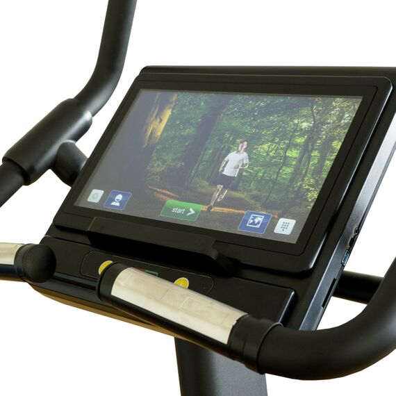 Hometrainer "Upright Bike" exercise bike with touch screen, 5 image