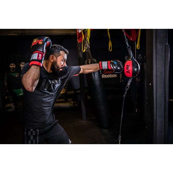 UFC Ballon de frappe double attache, Couleur: Noir, 10 image
