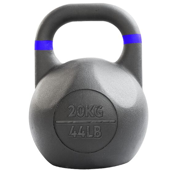 Powder-coated steel kettlebell GladiatorFit | 20 KG, Colour: Schwarz, Additional Weight: 20 kg