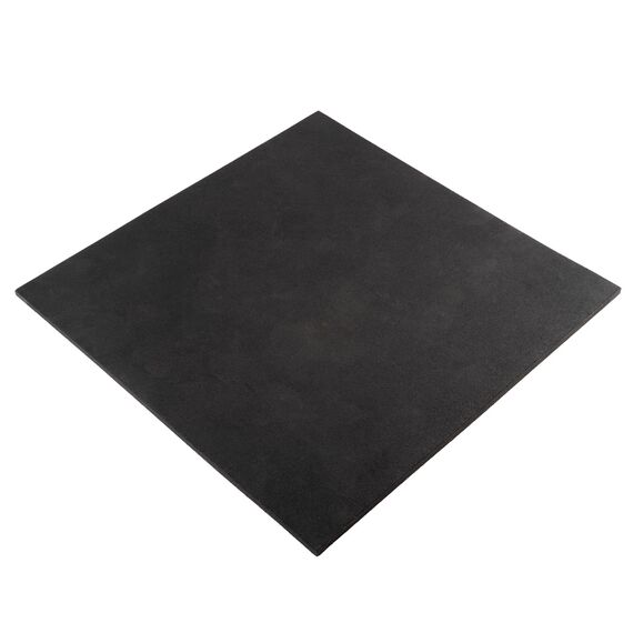 Plain rubber flooring for gym floors 100x100 | 2 CM