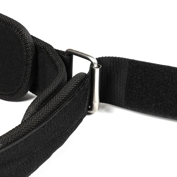 Ceinture de musculation pour lombaire en nylon "Weightlifting Belt" | M, Taille: M, Couleur: Noir, 3 image