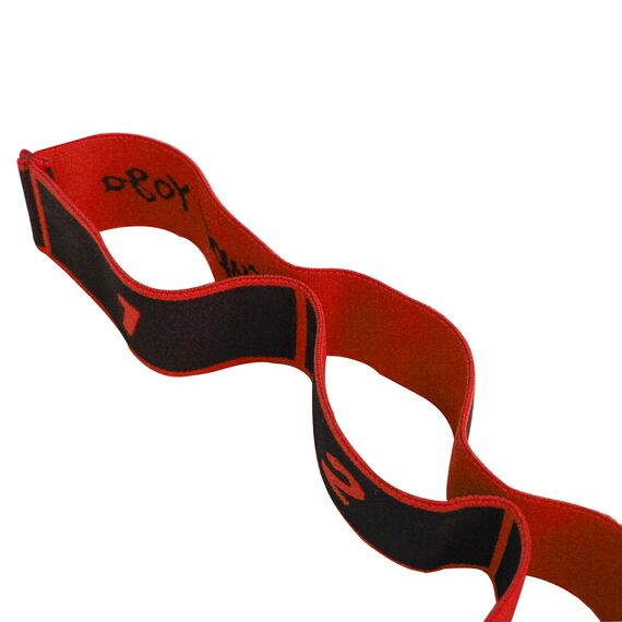 Bande élastique en polyester avec différentes résistances JustFit | Rouge, Couleur: Rouge, 2 image