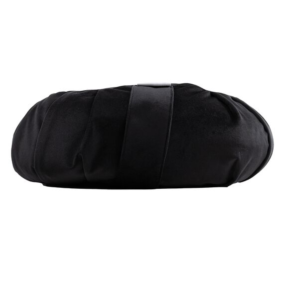 Zafu Zen meditation cushion in cotton Ø 35cm | Black, 5 image