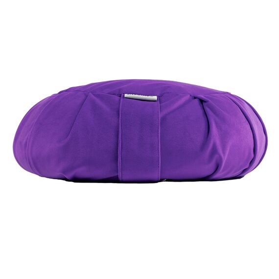 Zafu Zen meditation cushion in cotton Ø 35cm | Violett, 5 image