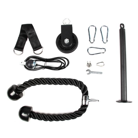 Pulley System" body-building pulley arm pull station, 4 image