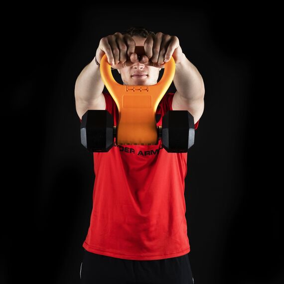 PVC handle grip to transform your dumbbell into a kettlebell, 3 image