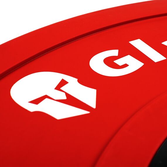 Competition rubber disc "Bumper Plate" Ø 51mm | 25 KG, Colour: Rot, Additional Weight: 25 kg, 3 image