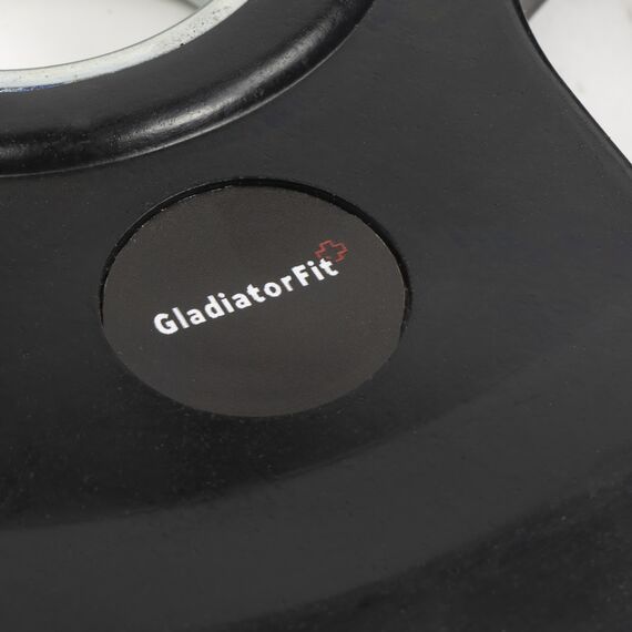 Scheibe mit Gummigriffen "Bumper Plate" Ø 51mm GladiatorFit | 2.5 KG, Farbe: Schwarz, Zusatzgewicht: 2.5 kg, 2 image