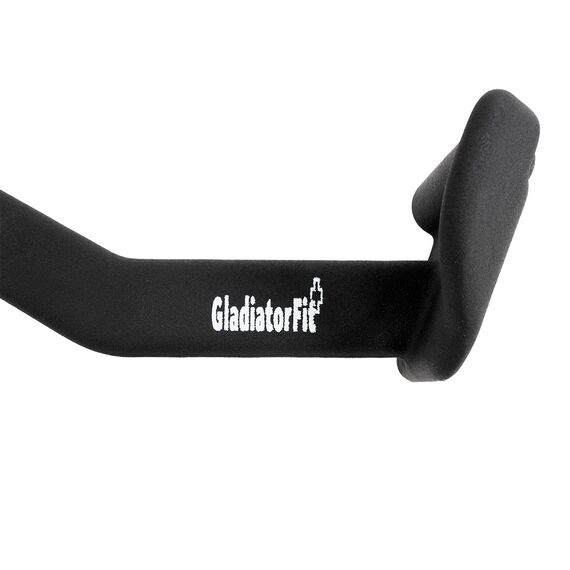 Long, ergonomic steel handle for pulley pulls GladiatorFit, 4 image