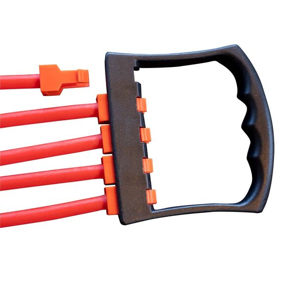 Latex resistance expander with handles | Rot, 3 image