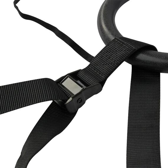 Anneaux de gymnastique - crosstraining Ø 28mm en plastique + sangles réglables, 3 image