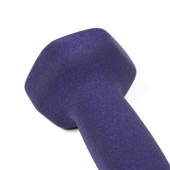 Neoprenhanteln Bodybuilding und Fitness (2er-Set) | 2 x 1 KG, Farbe: Violett, Zusatzgewicht: 1 kg, 2 image