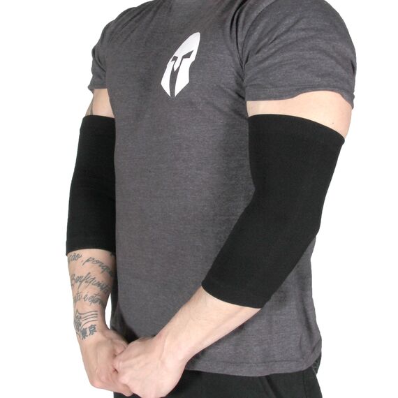 Nylon compression sleeves for elbow pain (set of 2) | S, Size: S, Colour: Schwarz, 2 image