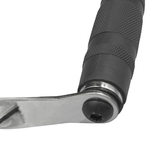 Curved steel and rubber pulley pull handle, 3 image