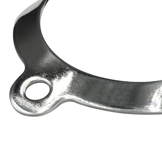 Curved steel and rubber pulley pull handle, 2 image
