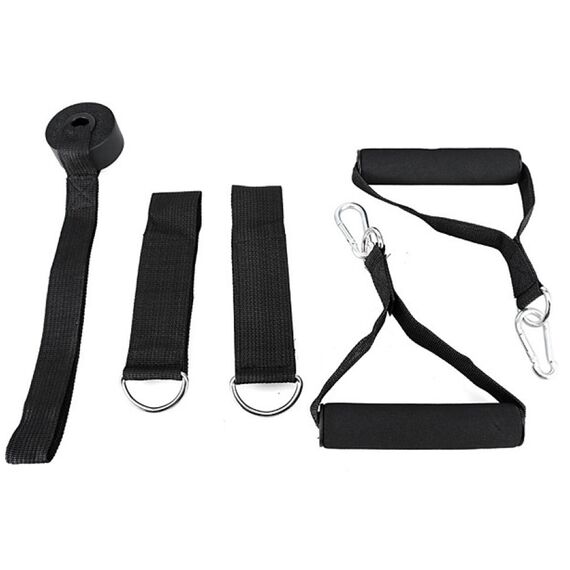 Elastic resistance band/tube kit with handles + bag, 4 image