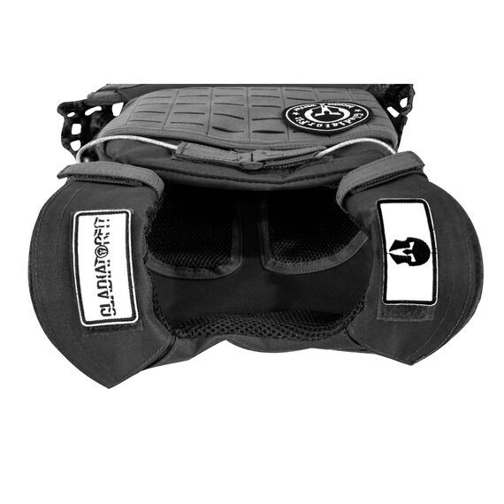 Weighted tactical vest with "Weighted Vest" plates | Black 6.5 KG, 5 image