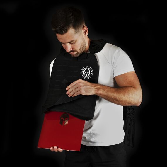 Tactical Weighted Vest" (Taktische Gewichtsweste) | Militärgrün Sans plaques, 2 image