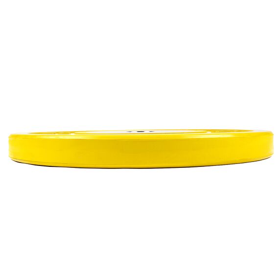 Competition Rubber Bumper Plate Ø 51mm GladiatorFit | 15 KG, Colore: Giallo , Peso aggiuntivo: 15 kg