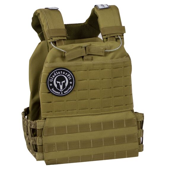 Tactical Weighted Vest" (Taktische Gewichtsweste) | Sand Sans plaques