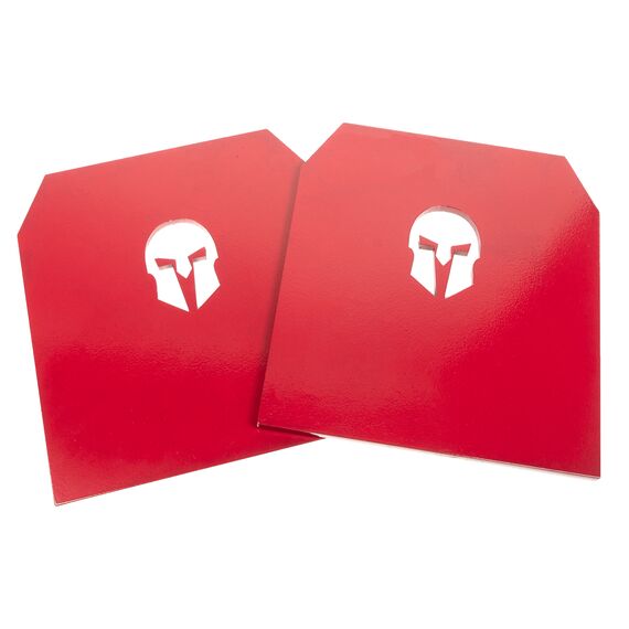 Plaques droites en acier pour gilet lesté (lot de 2) | 2 x 2.5 KG