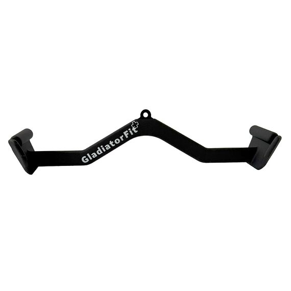 Long, ergonomic steel handle for pulley pulls GladiatorFit