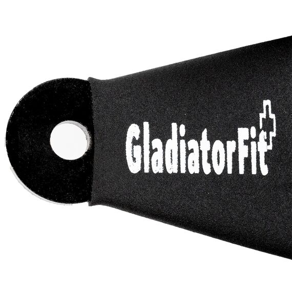 Poignée neutre ergonomique en acier pour tirage à la poulie GladiatorFit