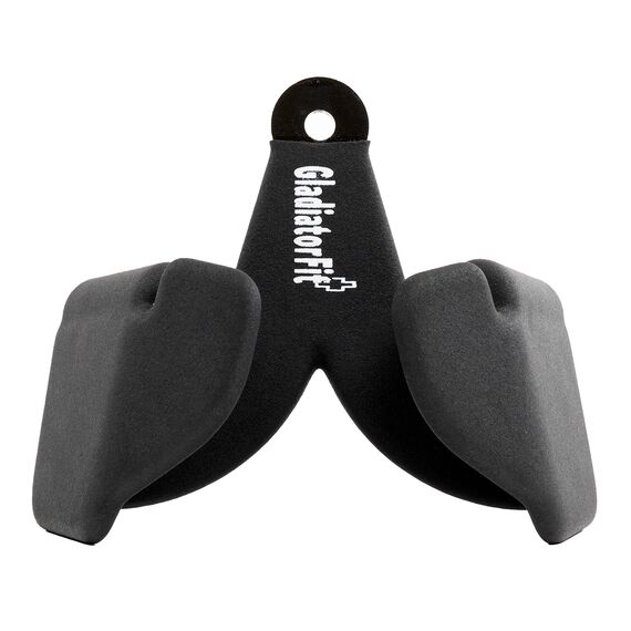 Ergonomic steel handle for pulley pulls GladiatorFit