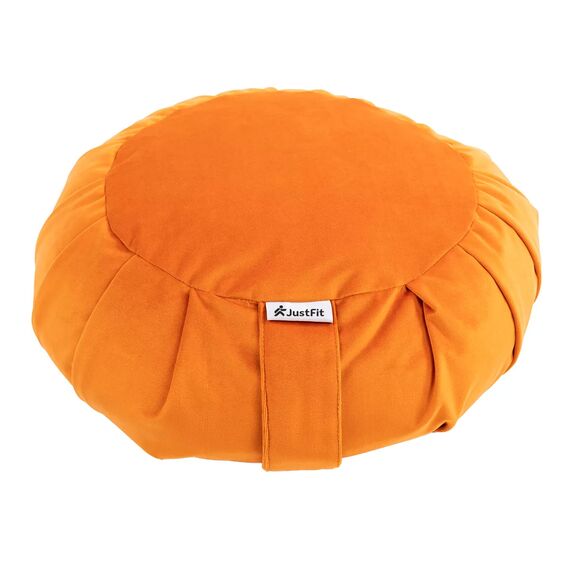 Zafu Zen meditation cushion in cotton Ø 35cm | Orange