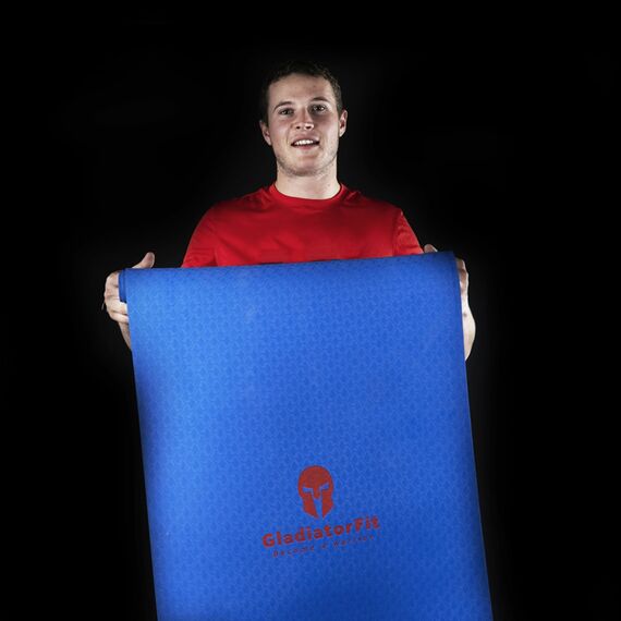 Anti-Rutsch-Matte Gymnastik, Yoga, Pilates, Fitness 180x60x0.4cm JustFit, 2 image