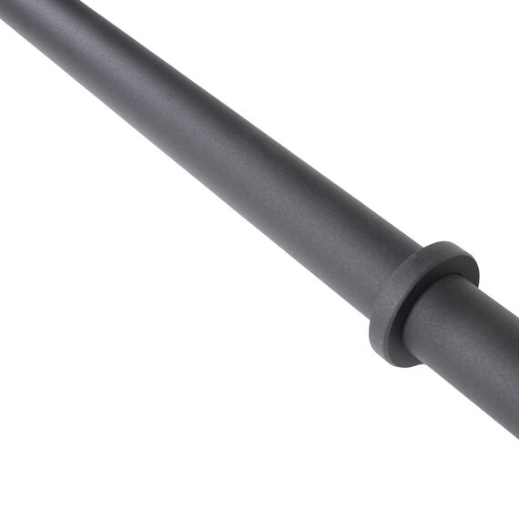 Axle" bar 213cm steel Ø 50mm + 2 stop discs, Colour: Schwarz, 4 image